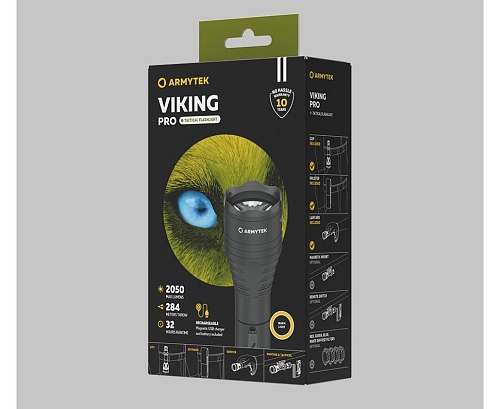 Armytek Viking PRO Magnet USB (теплый свет)