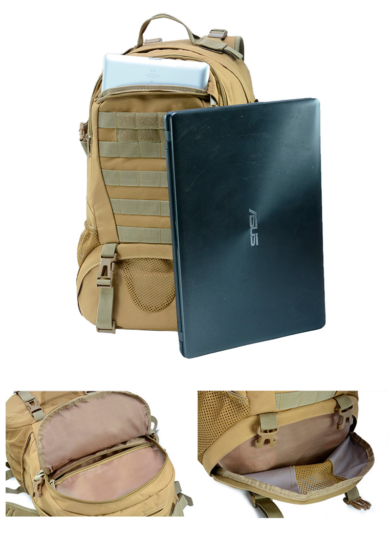 В рюкзак тактический IFRIT Gunman помещается ноутбук