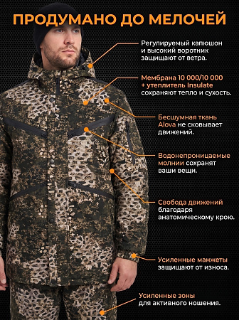 Демисезонный костюм Ифрит Демилич-4 (Алова Премиум) Игуана