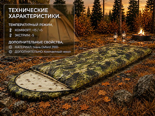 Спальный мешок Ифрит ГИПНОС -5 Спальный мешок Ифрит ГИПНОС -5
