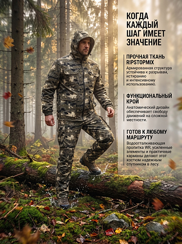 Костюм Драгон-2 (РипСтопМикс) Милитари Костюм Драгон-2 (РипСтопМикс) Милитари