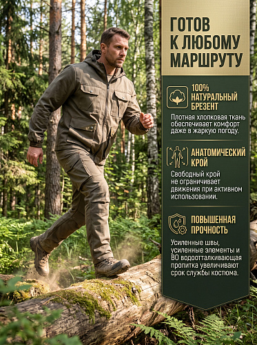 Костюм Драгон-2 (Канвас) Хаки