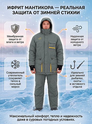Костюм Мантикор (Нейлон), Серый